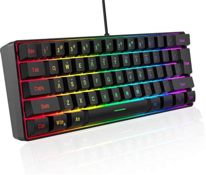 An Illuminated, Compact Gaming Keyboard