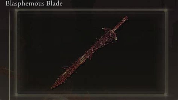 Elden Ring: How to Get the Blasphemous Blade