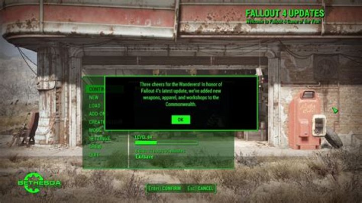 Fallout 4 Patch Hits Steam First