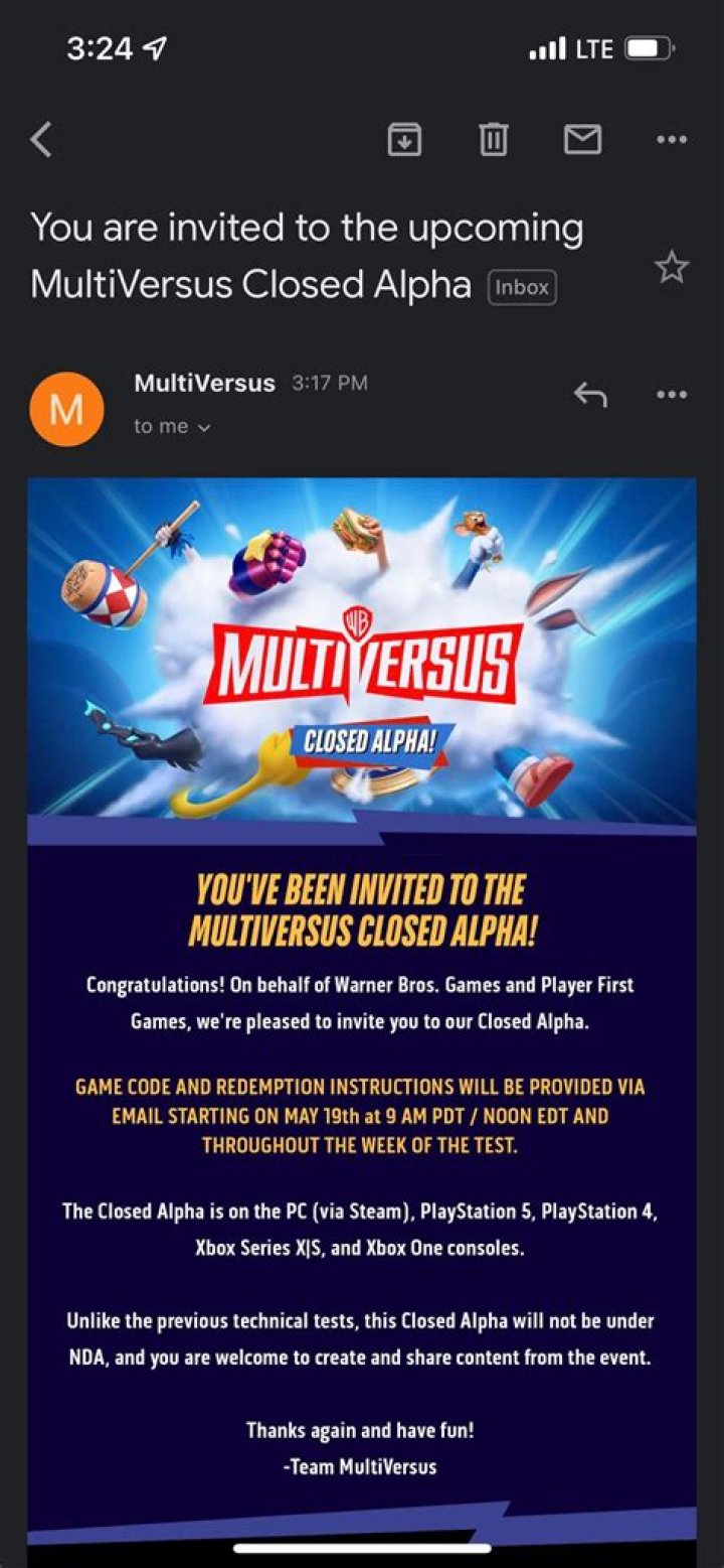 How to Share Invite Codes for MultiVersus Closed Alpha