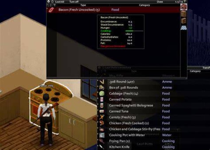 project zomboid recipe