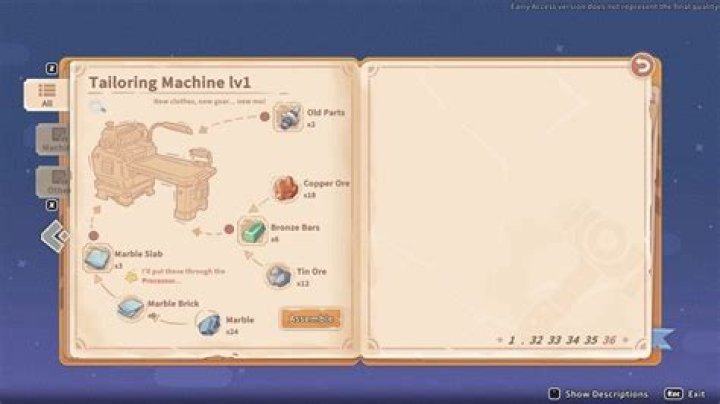 Sandrock Tailoring Machine