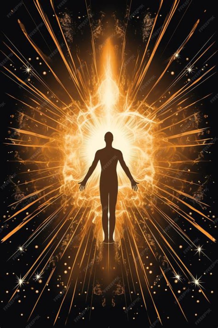 standing in front of glowing portal