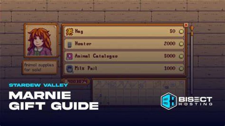 Stardew Valley — Marnie Gift Guide